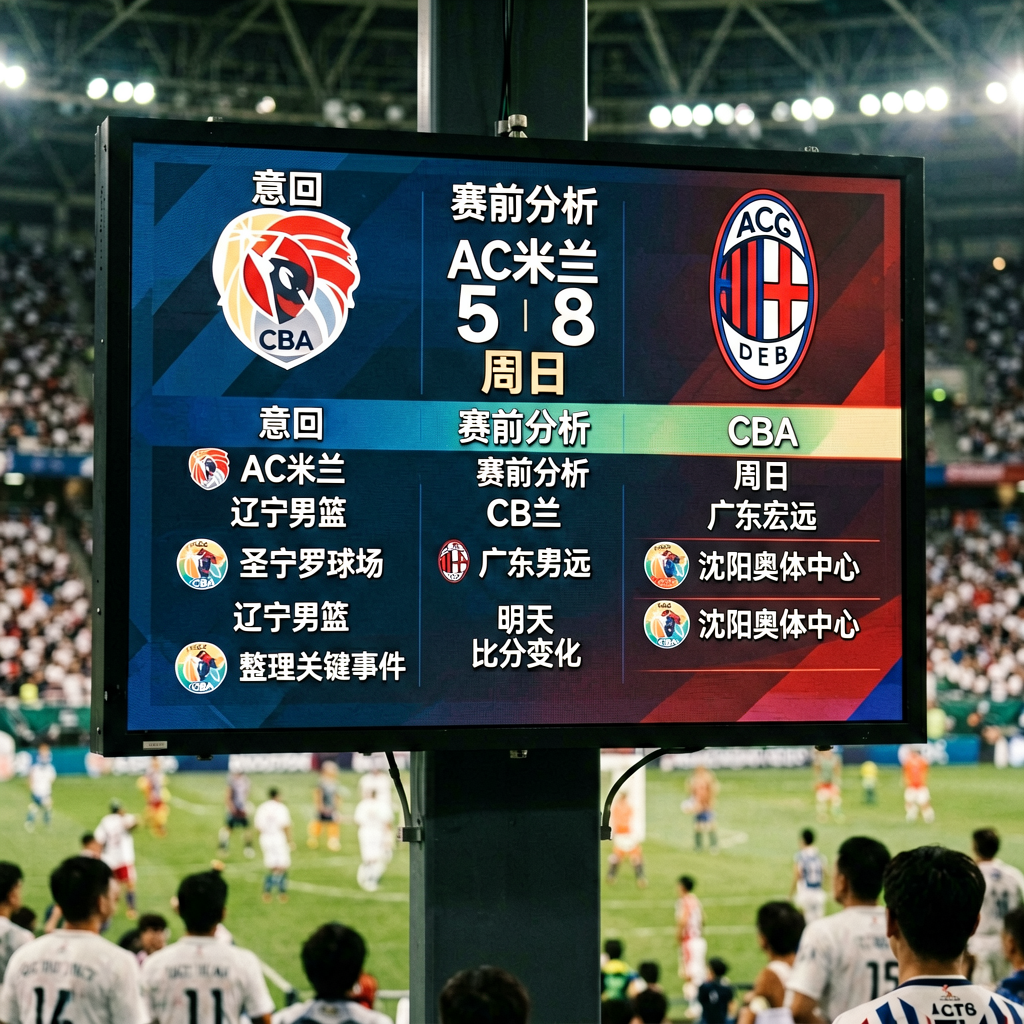 比分牌特写
